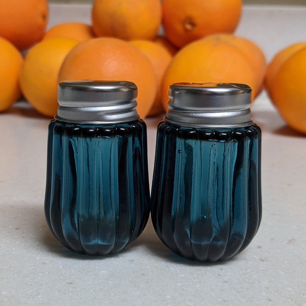 Hearth & Hand Magnolia blue salt & pepper shakers